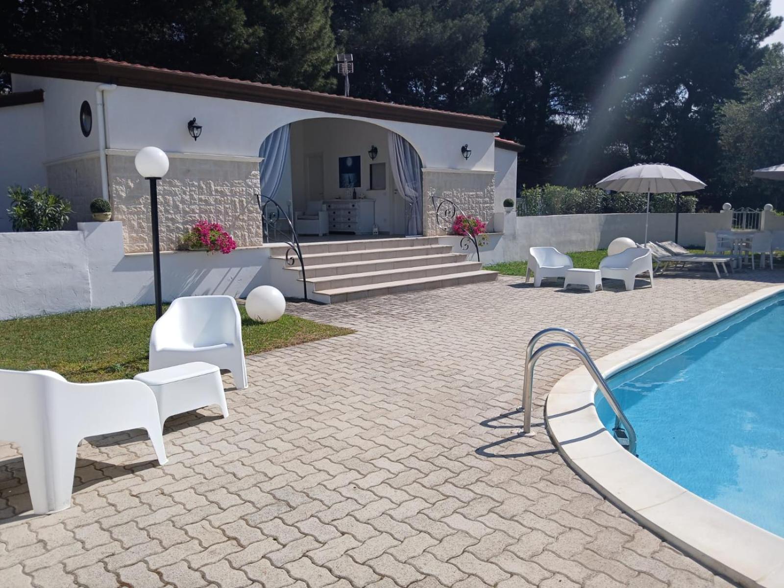Villa Nunziatella Badia 特拉佩托 外观 照片